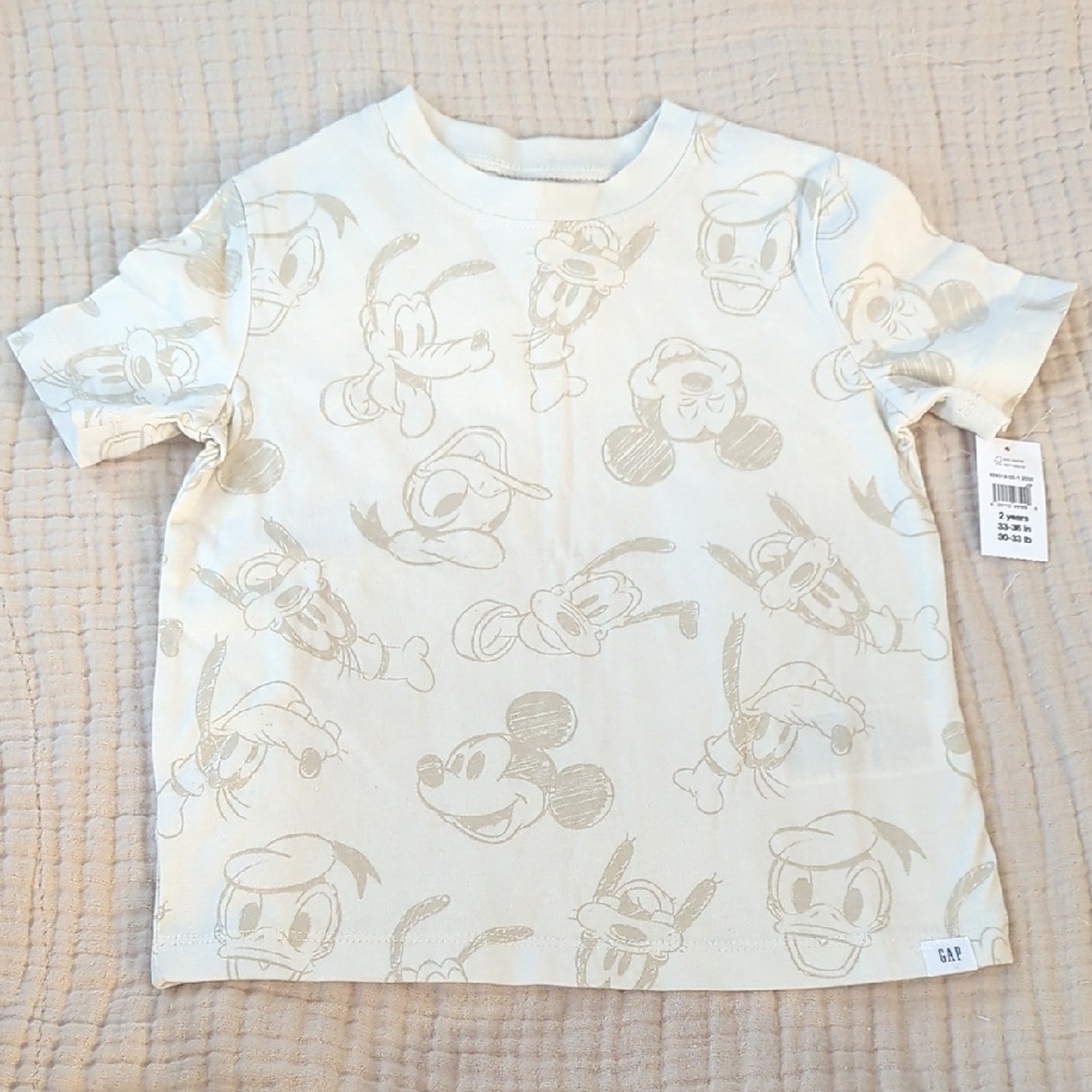 GAP Kids Disney Cream Graphic T-Shirt